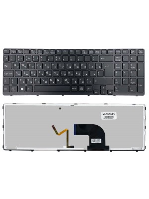 Клавіатура Sony SVE15 SVE17 чорна Підсвічування Original PRC (149180791RU)