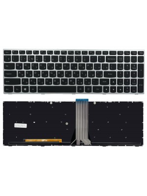 Клавіатура для Lenovo IdeaPad G50-30 G50-45 G50-70 Z50-70 B50-30 B50-45 E51-80 Z51-70 G70-80 500-15ACZ 500-15ISK чорне/сіре підсвічування High Copy (NB