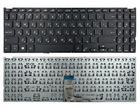 Клавіатура Asus Vivobook X512D X512F X512J X512U F512D V5000D V5000J FL8700F Y5000F Y5200F чорна без рамки Прямий Enter High Copy (X512-HC)