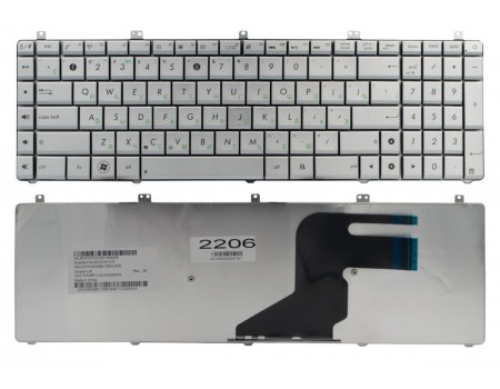 Клавіатура для Asus N55 N75 Series сіра High Copy