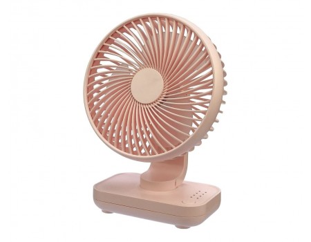 Настільний бездротовий вентилятор GXQC D606 рожевий