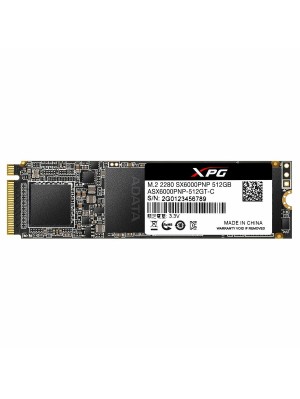 SSD M.2 ADATA XPG SX6000 Pro 512GB 2280 PCIe 3.0x4 NVMe 3D Nand Read/Write: 2100/1500 MB/sec