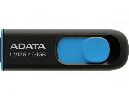 Flash A-DATA USB 3.2 UV 128 64Gb Black/Blue