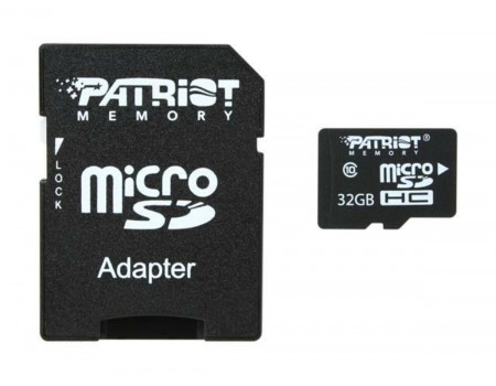 microSDHC (UHS-1) Patriot LX Series 32Gb class 10 (adapter SD)
