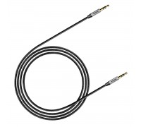 Аудiо-кабель Baseus Yiven Audio Cable M30 1M Silver+Black