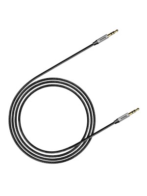 Аудiо-кабель Baseus Yiven Audio Cable M30 1M Silver+Black