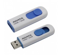 Flash A-DATA USB 2.0 C008 32Gb White/Blue