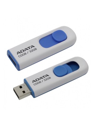 Flash A-DATA USB 2.0 C008 32Gb White/Blue