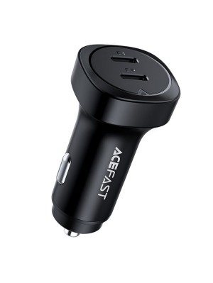 Автомобільний зарядний пристрій ACEFAST B2 72W dual USB-C metal car charger