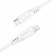 Кабель ACEFAST C3-01 Type-C to iP 3A, 30W, TPE, TPE connectors, White