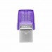 Flash Kingston USB 3.2 DT microDuo 3C 256GB (Type-A/Type-C) (200Mb/s)