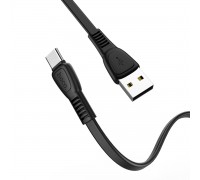 Кабель HOCO X40 USB to Type-C 3A, 1m, TPE, TPE connectors, Black