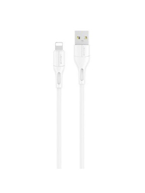 Кабель Usams US-SJ500 U68 Lightning Charging &amp; Data Cable 1m White