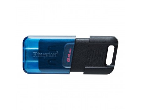 Flash Kingston USB 3.2 DT 80M 64GB Type-C Black/Blue