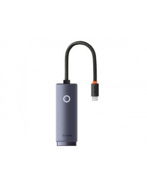 USB-Hub Baseus Lite Series Ethernet Adapter Type-C to RJ45 LAN Port (100Mbps) Black
