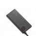 Зовнішній акумулятор Baseus Adaman Metal Digital Display Quick Charge Power Bank 20000mAh 22.5W（2021 Editon）Black