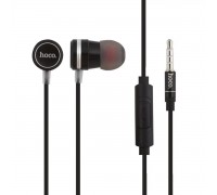 Навушники HOCO M16 Ling sound metal universal earphone with mic Black
