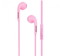 Навушники HOCO M39 Rhyme sound earphones with microphone Pink