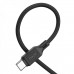 Кабель HOCO X90 Cool 60W silicone charging data cable for Type-C to Type-C Black