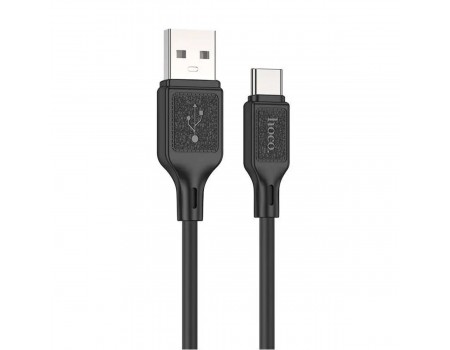 Кабель HOCO X90 Cool silicone charging data cable for Type-C Black
