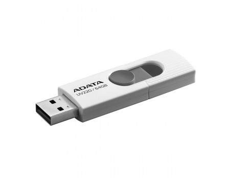 Flash A-DATA USB 2.0 AUV 220 64Gb White/Grey