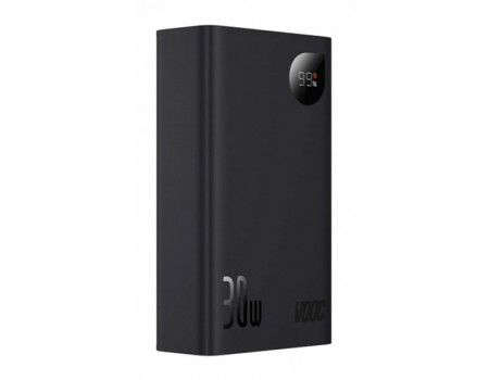 Универсальная мобильная батарея Power Bank Baseus Adaman2 Digital Display 20 000 mAh 30W VOOC Overseas Edition Black (PPAD050101)