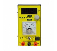 Блок живлення WEP PS-1501S компактний, 15V цифрова індикація, 1A стрілочна індикація, RF-індикатор, тестер