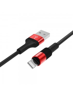  Кабель Borofone BX21 USB to Lightning 1m червоний