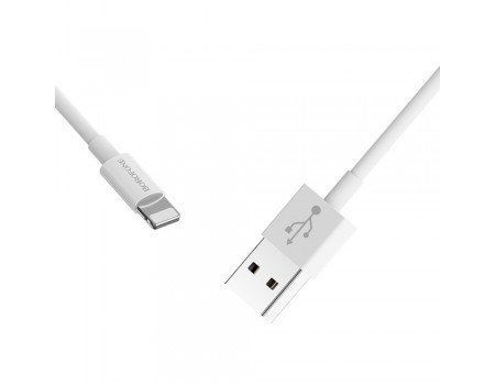 Кабель Borofone BX22 USB to Lightning 1m білий