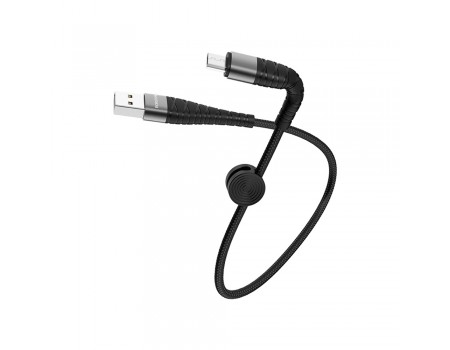 Кабель Borofone BX32 USB to MicroUSB 0.25m черный