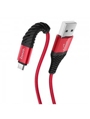  Кабель Hoco X38 USB to MicroUSB 1m червоний