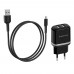 Зарядний пристрій Borofone BA25A 2 USB чорний + кабель USB to MicroUSB