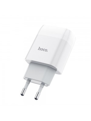  Мережевий зарядний пристрій Hoco C73A 2 USB білий