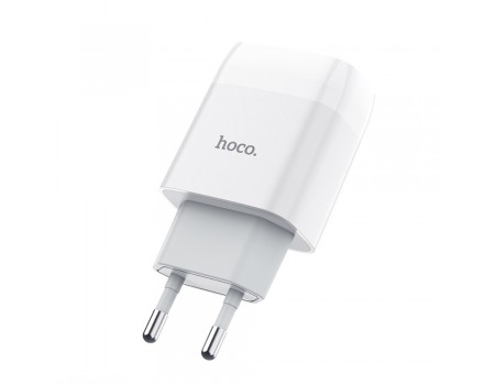 Мережевий зарядний пристрій Hoco C73A 2 USB білий