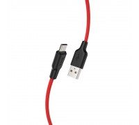 Кабель Hoco X21 Plus USB to MicroUSB 2m черно-красный