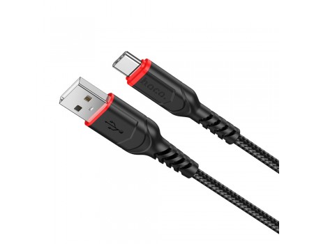 Кабель Hoco X59 USB to Type-C 1m черный