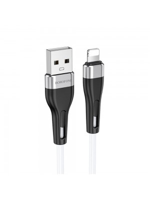 Кабель Borofone BX46 USB to Lightning 1m білий