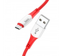 Кабель Hoco X70 USB to MicroUSB 1m красный