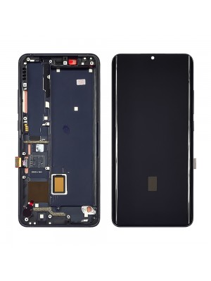 Дисплей Xiaomi Mi Note 10/ Mi Note 10 Lite/ Mi Note 10 Pro з чорним тачскрином і корпусною рамкою OLED