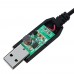 Кабель USB для роутера з перетворювачем напруги 5V-9V USB - DC 5.5x 2.1 0.5A 1m чорний