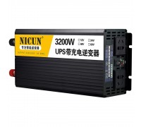Інвертор Nicun SFX24-220 1200W/ 3200W DC 24V - AC 220V з функцією заряджання акумулятора