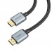 Мультимедійний кабель Hoco US03 4K HDMI 2.0 3m чорний