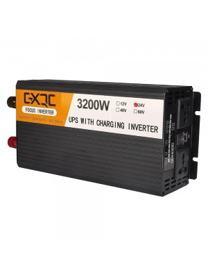 Інвертор GXQC SFX-1200W/3200W DC 24V - AC 220V з функцією заряджання акумулятора
