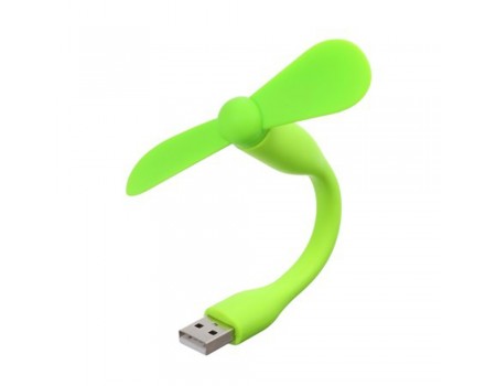 Мобільний вентилятор USB зелений
