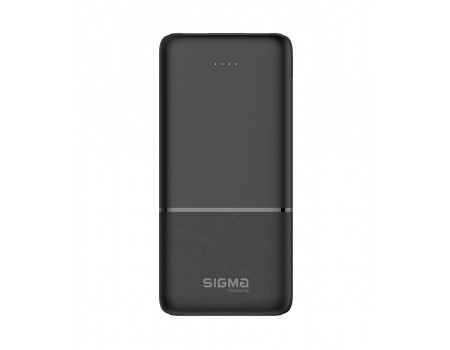 Павербанк Sigma X-power SI10A1Q, 10000 mAh, Type-C, 2xUSB, PD20W+QC22.5W Чорний