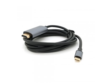 Кабель HDMI (тато) - Type-C (тато),  4K, 60HZ, Chip:2172U, 1.8m, Black