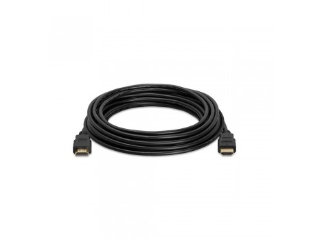 Кабель Merlion HDMI-HDMI HIGH SPEED 3.0m, v1.4, OD-7.5mm, круглий Black, коннектор Black, (Пакет)