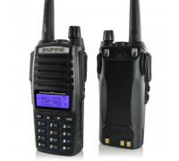 Бездротова рація Baofeng UV82-5W c дисплеєм, FM- радіо, корпус пластмас, частота 400-470MHz, Black