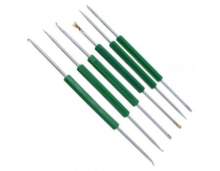 Набір інструментів BAKKU BK-120 (чіп держатель, удалитель, шило, скребок, вилка, розгортка)