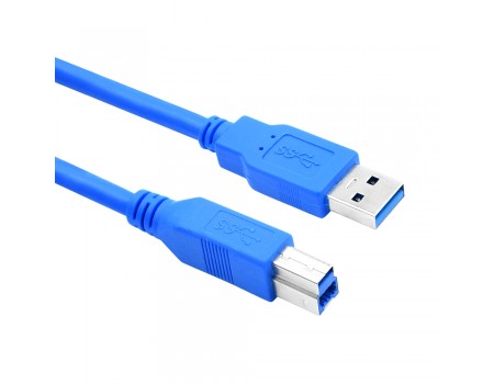 Кабель USB 3.0 AM/BM 1,5 м blue для периферии